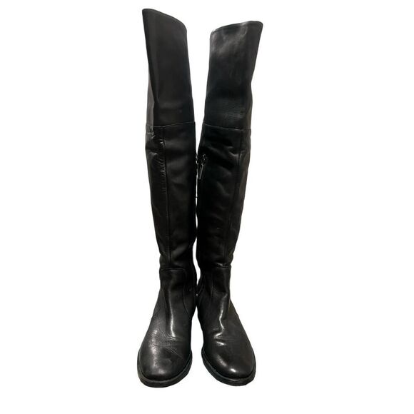 MATISSE BLACK LEATHER KNEE HIGH BOOTS SIZE 8.5 - Picture 4 of 7